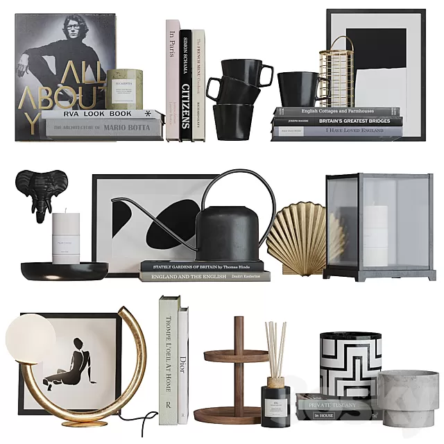 Decorative – Set – 3D Models – 0332 Decorative – Set – 3D Models – 0332