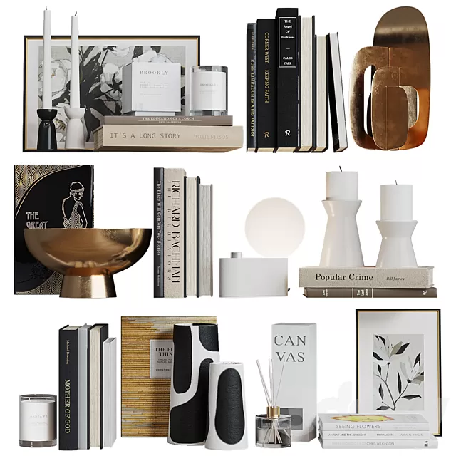 Decorative – Set – 3D Models – 0344 Decorative – Set – 3D Models – 0344