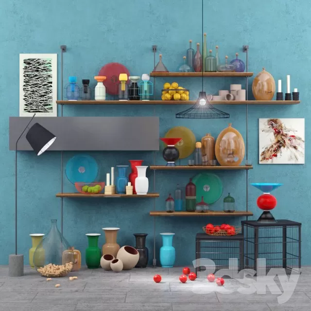 Decorative – Set – 3D Models – 0368 Decorative – Set – 3D Models – 0368