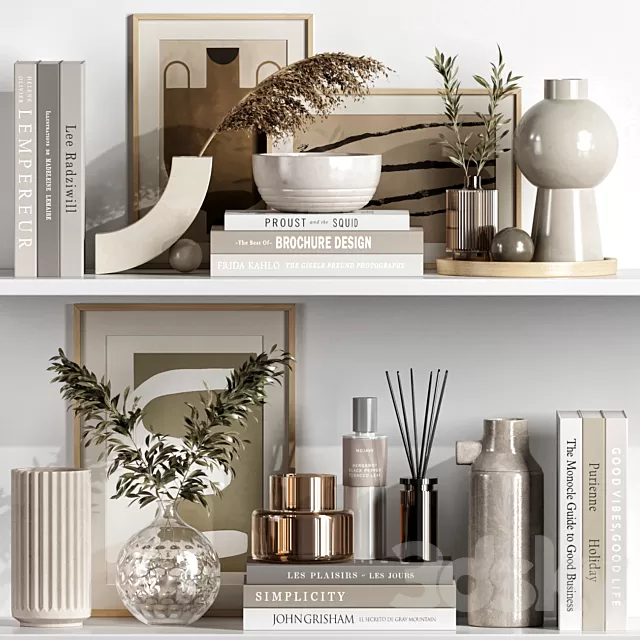 Decorative – Set – 3D Models – 0372 Decorative – Set – 3D Models – 0372