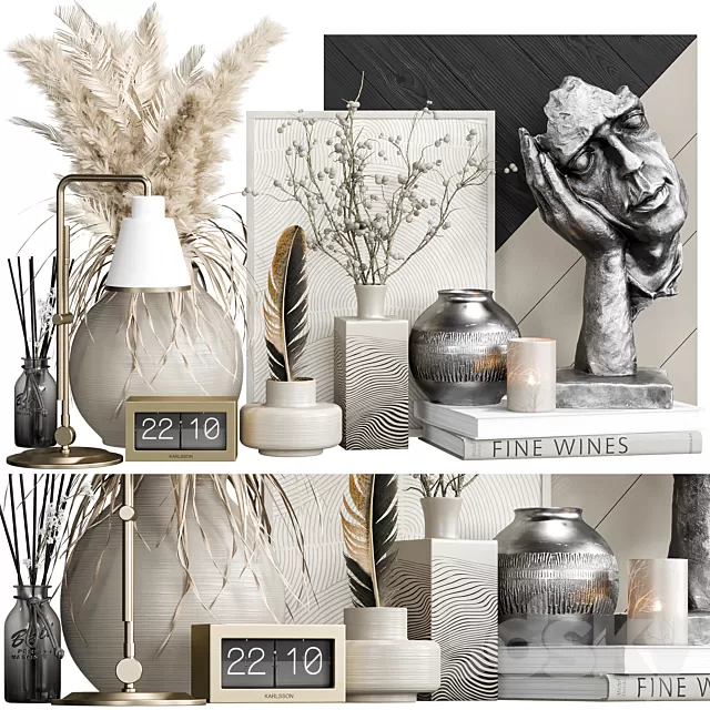 Decorative – Set – 3D Models – 0412 Decorative – Set – 3D Models – 0412