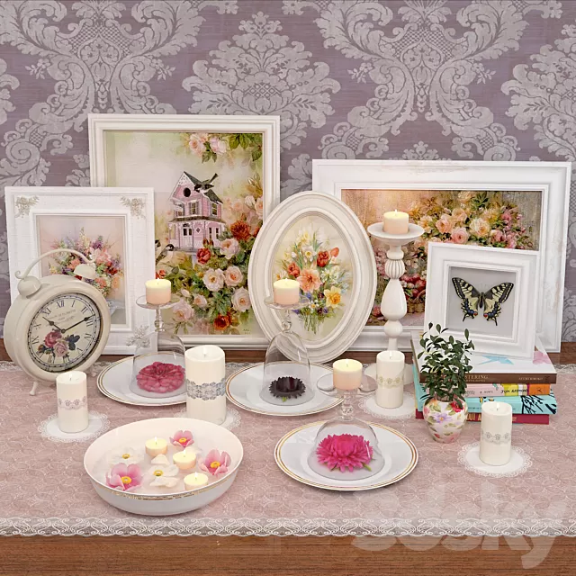 Decorative – Set – 3D Models – 0418 Decorative – Set – 3D Models – 0418