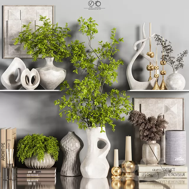 Decorative – Set – 3D Models – 0429 Decorative – Set – 3D Models – 0429