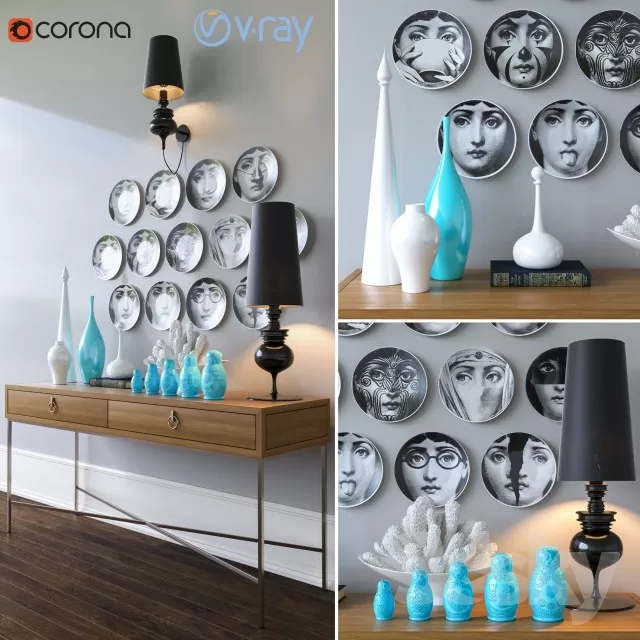 Decorative – Set – 3D Models – 0462 Decorative – Set – 3D Models – 0462