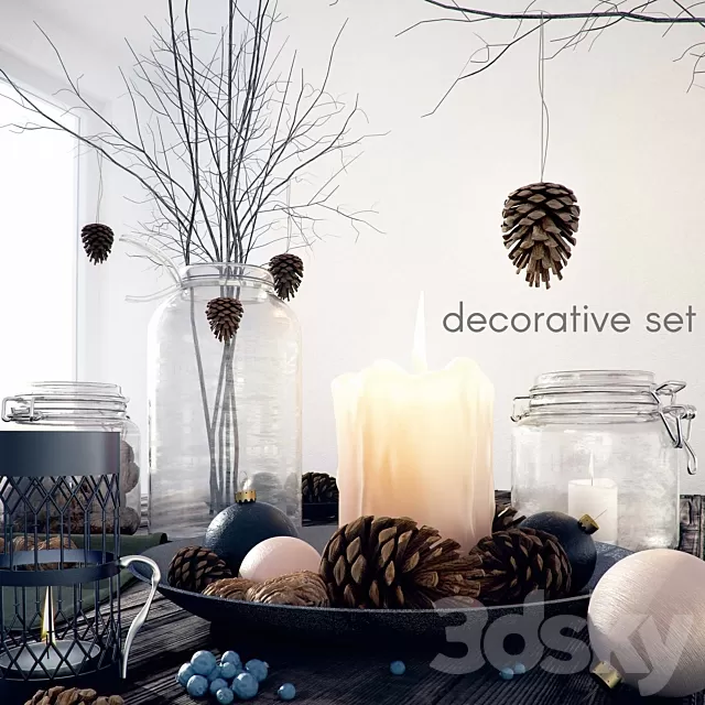 Decorative – Set – 3D Models – 0463 Decorative – Set – 3D Models – 0463