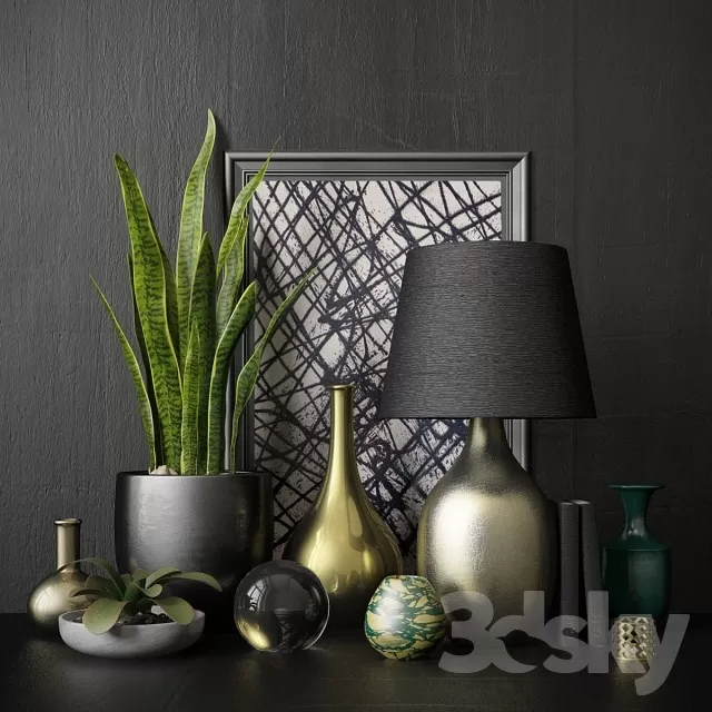 Decorative – Set – 3D Models – 0477 Decorative – Set – 3D Models – 0477