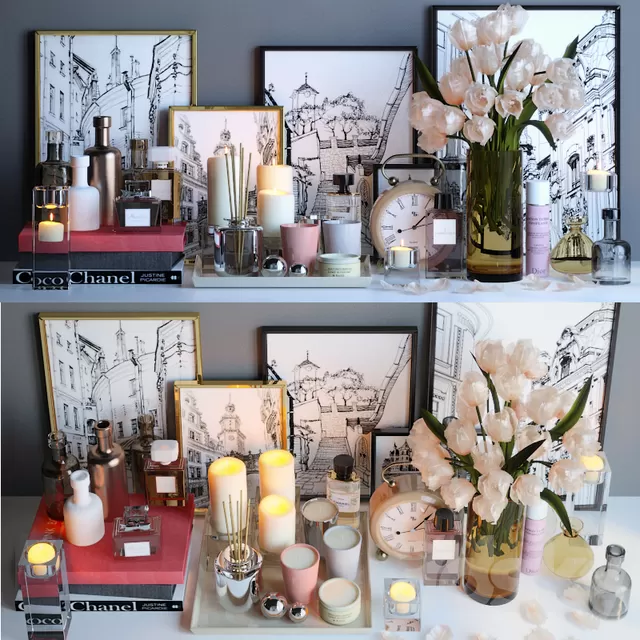 Decorative – Set – 3D Models – 0533 Decorative – Set – 3D Models – 0533