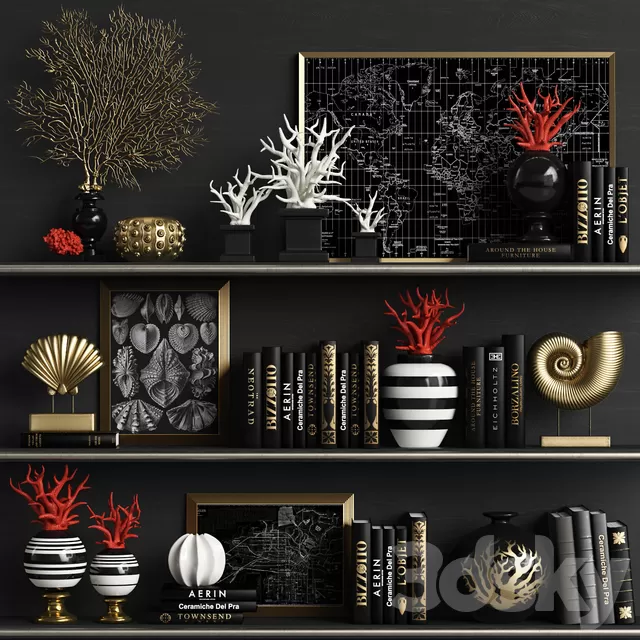 Decorative – Set – 3D Models – Decor Set 12