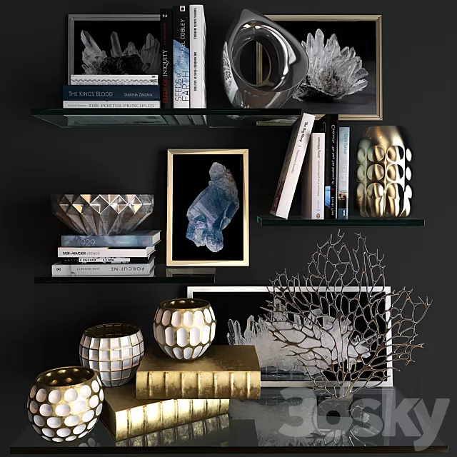 Decorative – Set – 3D Models – Decor Set 24