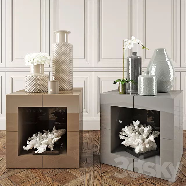Decorative – Set – 3D Models – Decoration set 3 by Kelly Hoppen