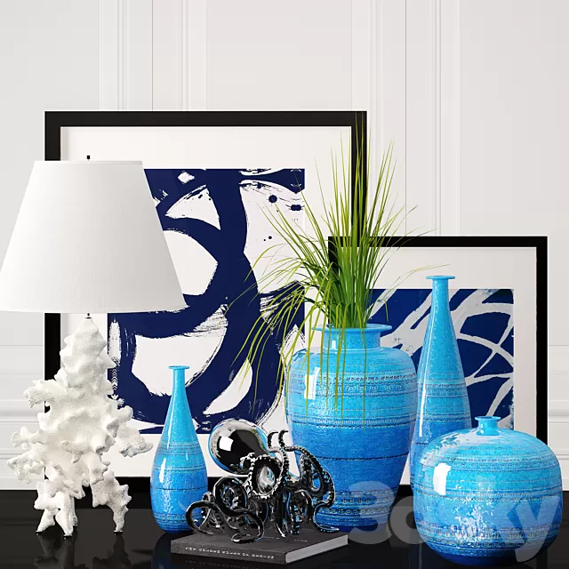 Decorative – Set – 3D Models – Decoration set by Ethan Allen