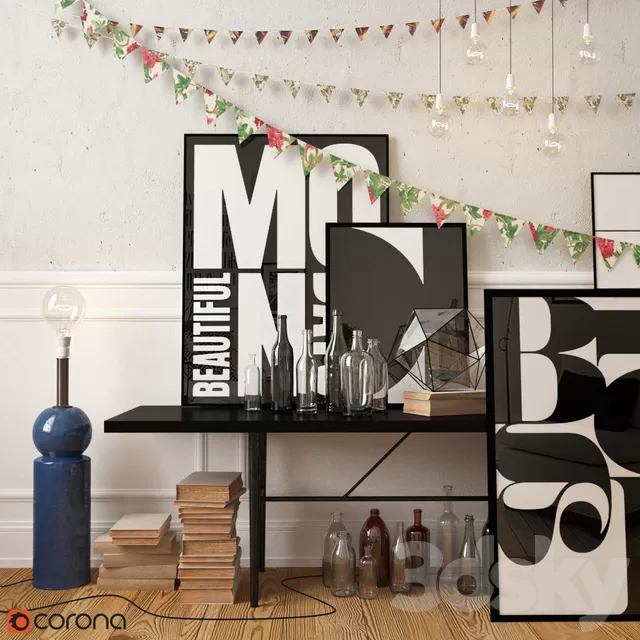 Decorative – Set – 3D Models – Decorative set (Scandinavia)