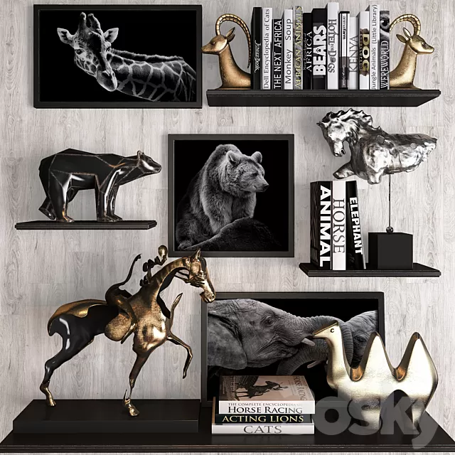 Decorative – Set – 3D Models – Decorative set 28 (max 2011; tex)