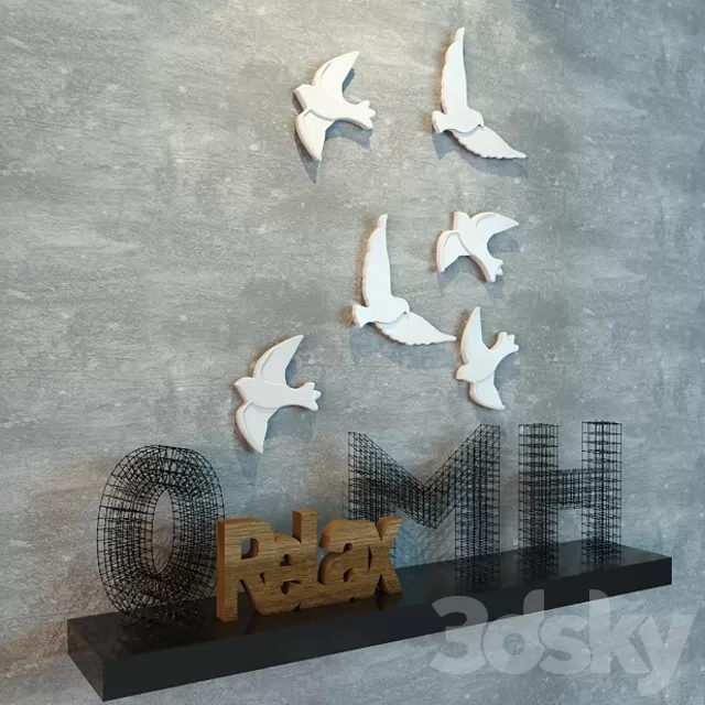 Decorative – Set – 3D Models – Decorative set Bo Concept