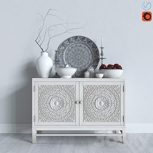 Decorative – Set – 3D Models – Decorative set Moroccan style