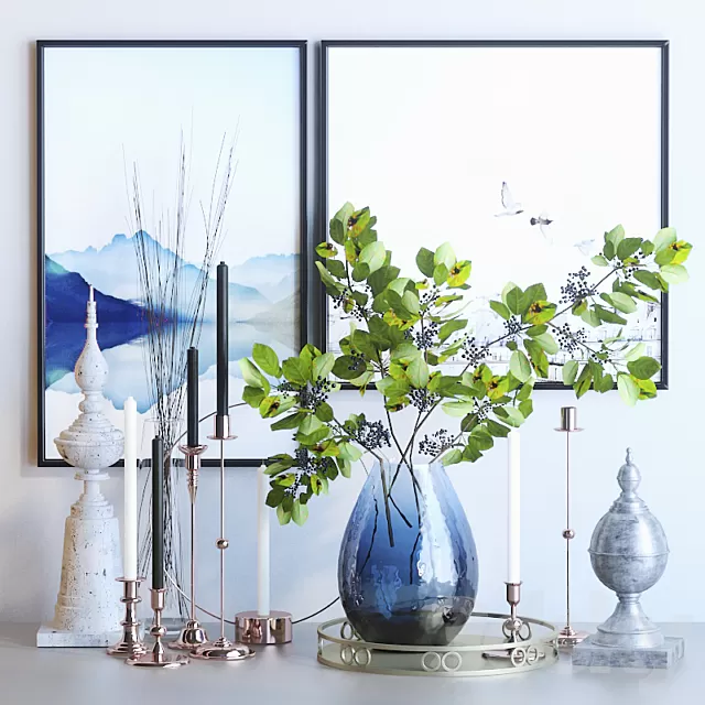 Decorative – Set – 3D Models – Decorative set of 5