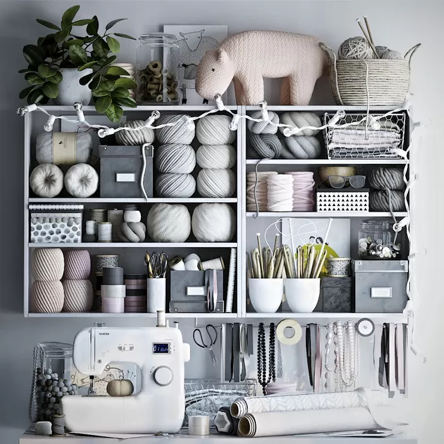 Decorative – Set – 3D Models – Handicraft corner