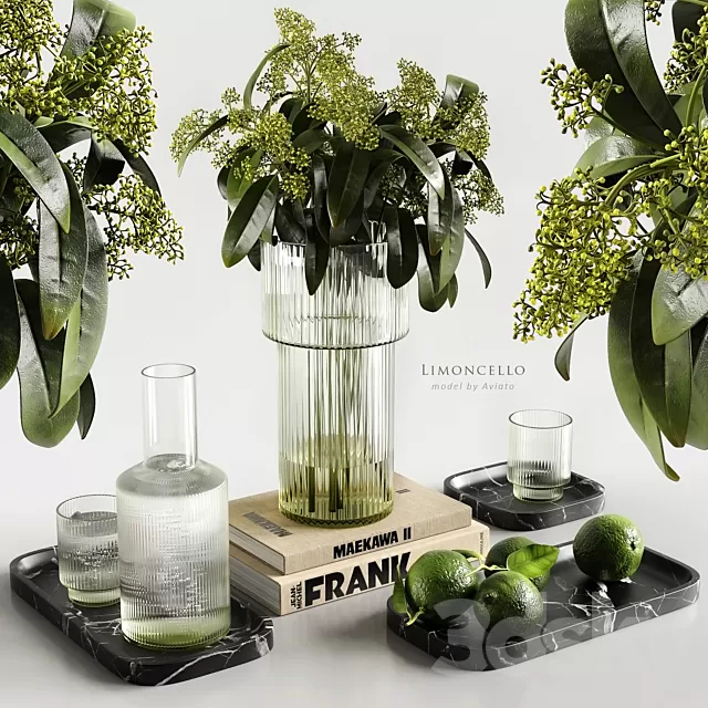 Decorative – Set – 3D Models – Limoncello