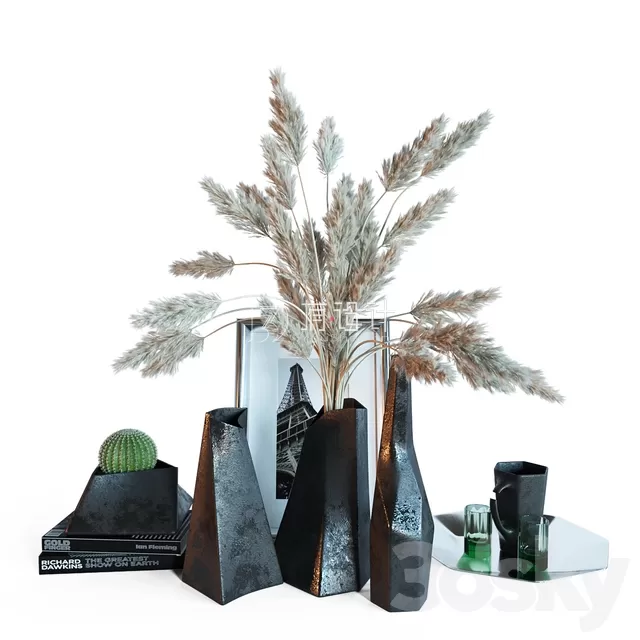 Decorative – Set – 3D Models – Modern decorations