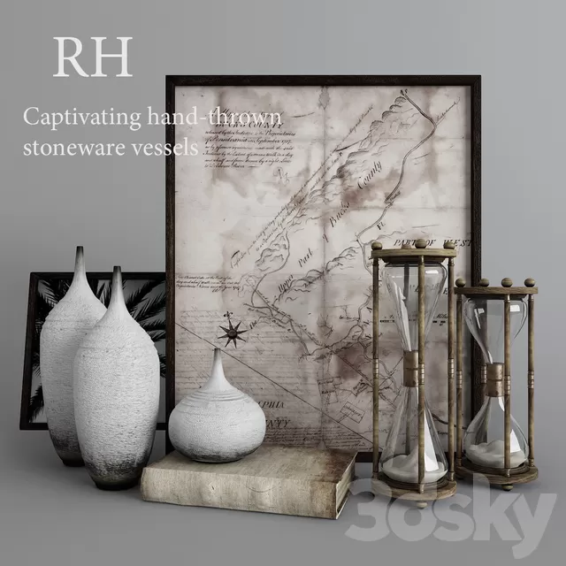 Decorative – Set – 3D Models – RH Stoneware