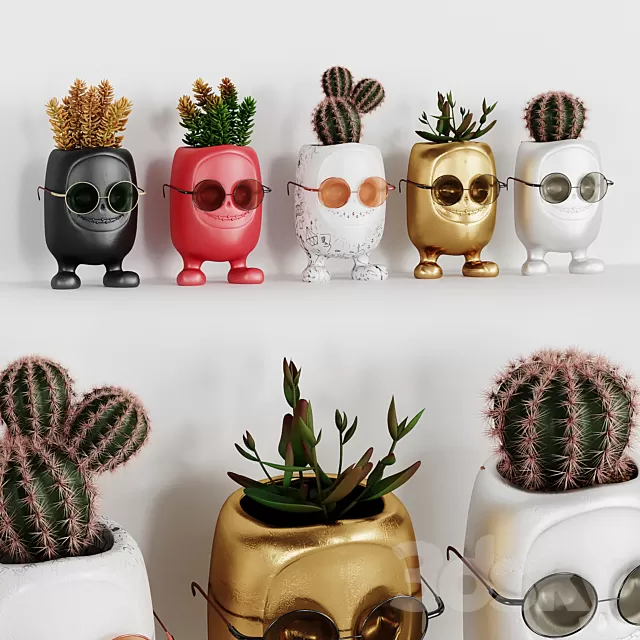 Decorative – Set – 3D Models – United Monsters