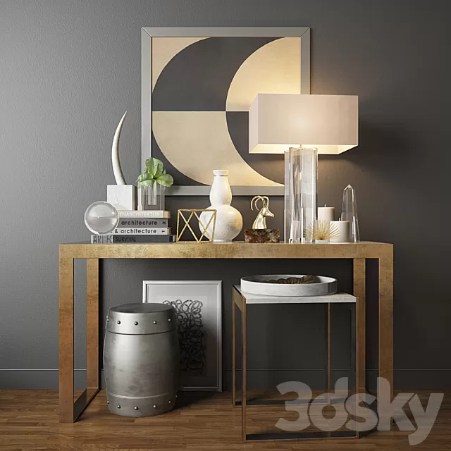 Decorative – Set – 3D Models – Williams-Sonoma Set 4