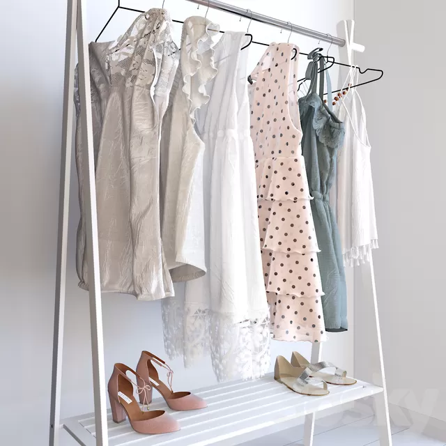 Clothes – Footware – 3D Models – Decor Mannequin (max 2012; obj)