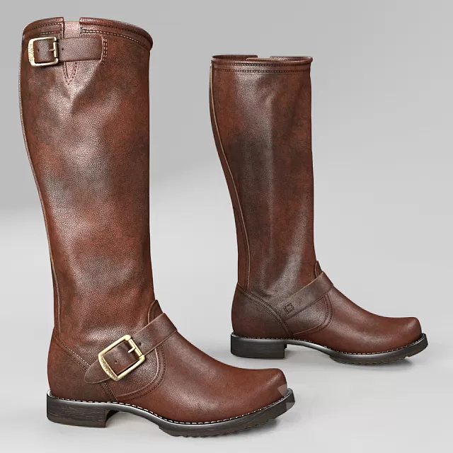 Clothes – Footware – 3D Models – Frye Veronica Slouch; Womens Boots