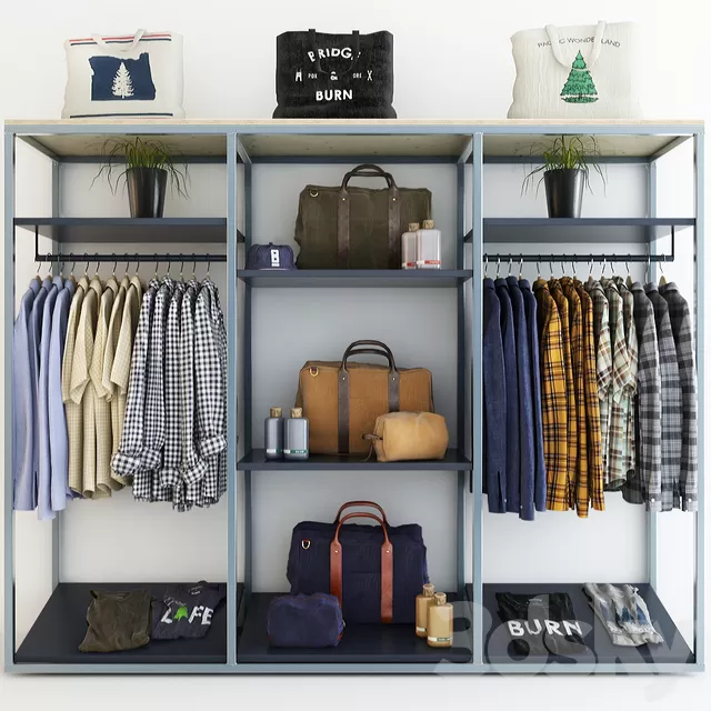 Clothes – Footware – 3D Models – Slothing Collection. Bridge and Burn