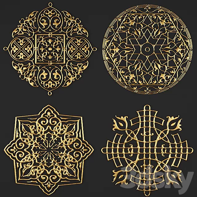Decorative – Set – 3D Models – 0589