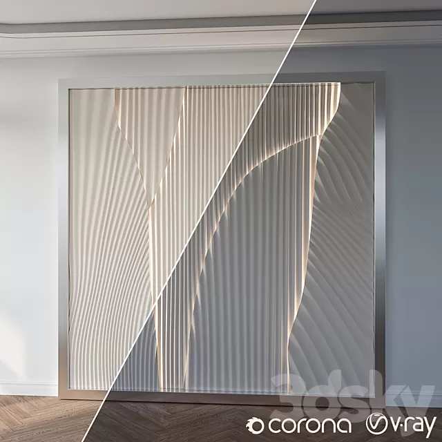 Decorative – Set – 3D Models – Backlit panel