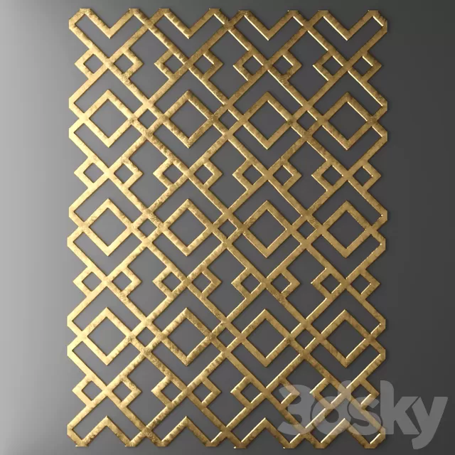 Decorative – Set – 3D Models – Decor for wall Panel 3D