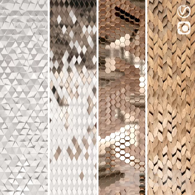 Decorative – Set – 3D Models – Mosaic.Giles.Miller