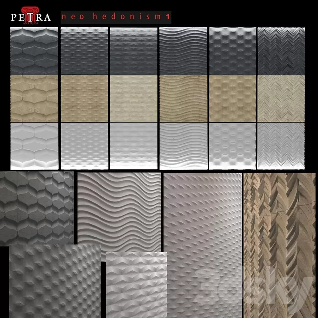 Decorative – Set – 3D Models – Petra Antiqua Neo Hedonism