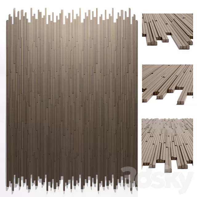 Decorative – Set – 3D Models – Phenomenon rain panel