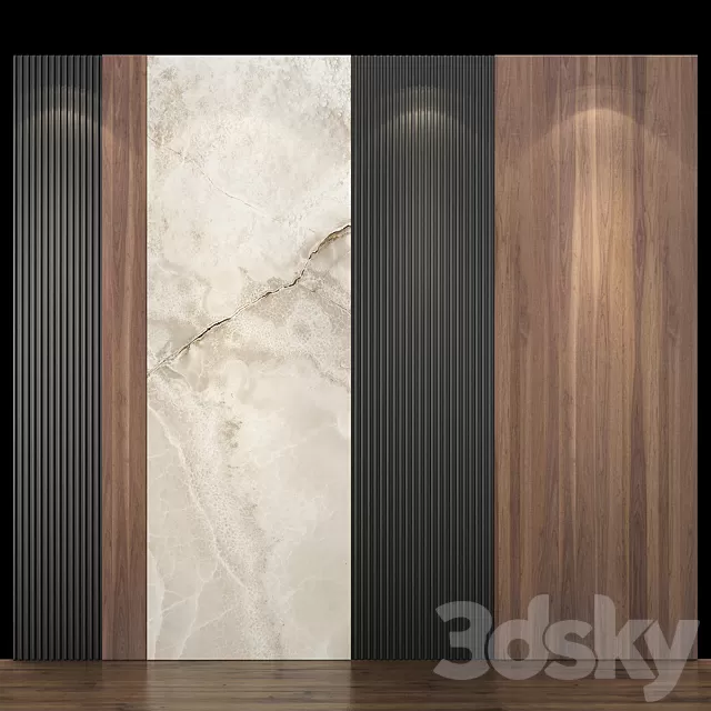 Decorative – Set – 3D Models – Wall Panel No.116