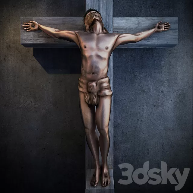 Sculpture – 3D Models – Crucifixion