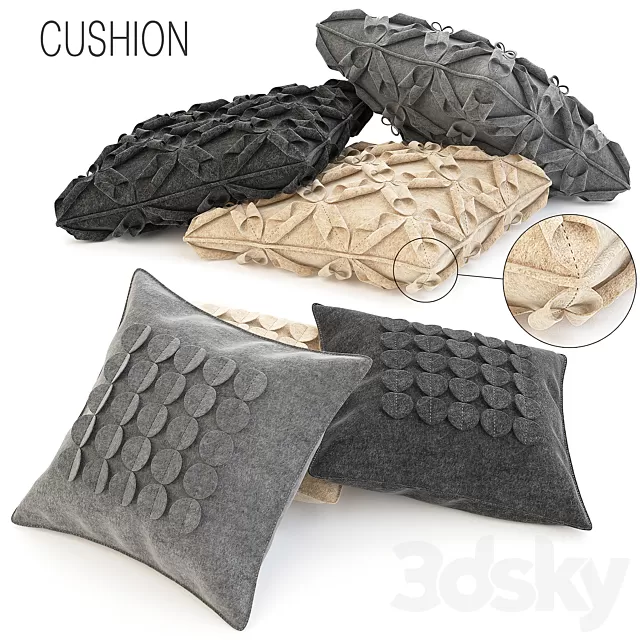 Pillows – 3D Models Download – 0018 Pillows – 3D Models Download – 0018