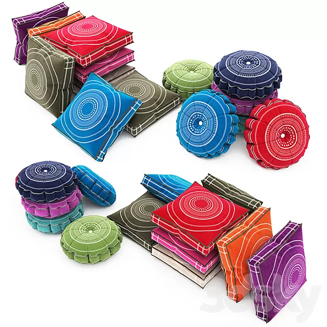 Pillows – 3D Models Download – Pillows collection 78 Pillows – 3D Models Download – Pillows collection 78