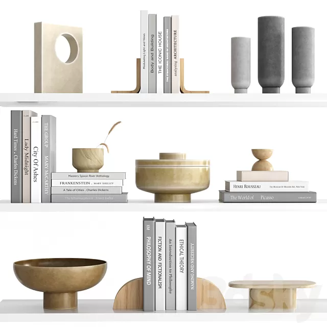 Books – 3D Models Download – 0009