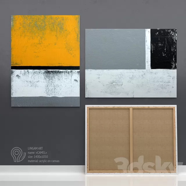 Carpets – 3D Models – Picture series camel by Lingam Art