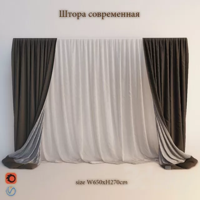 Curtain – 3D Models – 0034