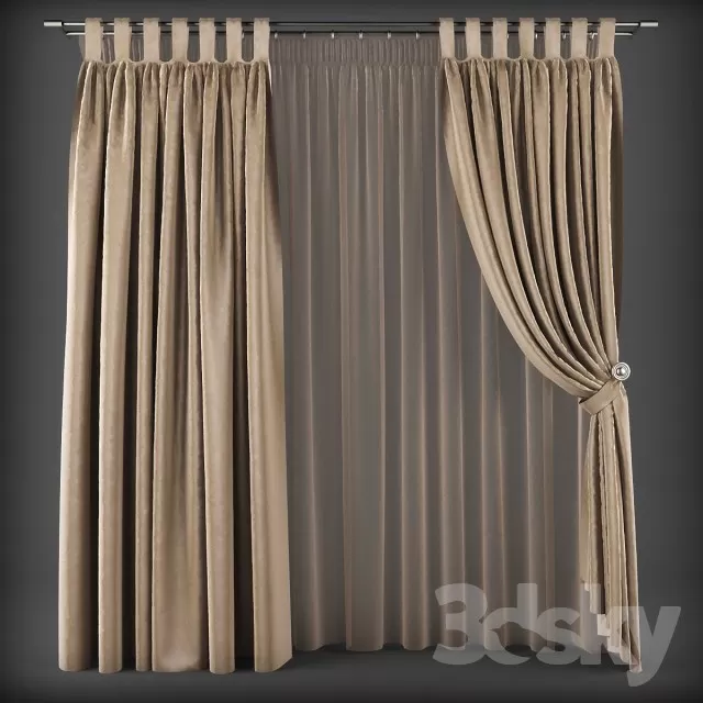 Curtain – 3D Models – 0038