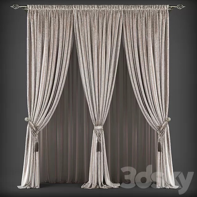 Curtain – 3D Models – 0058