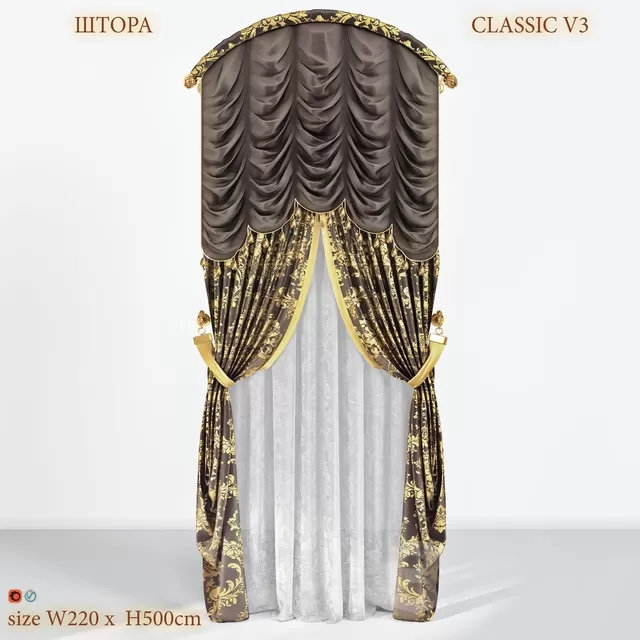 Curtain – 3D Models – 0068