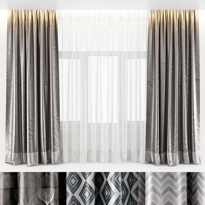 Curtain – 3D Models – CURTAINS # 10 (max 2011; obj)