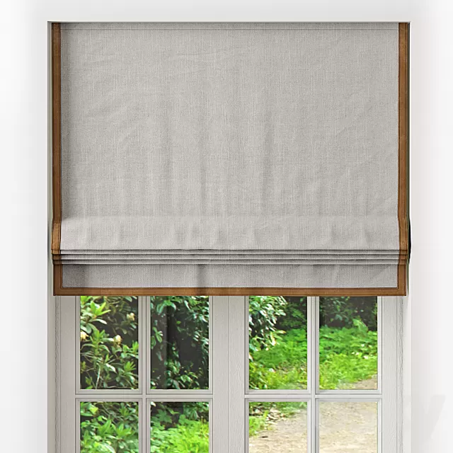 Curtain – 3D Models – Roman Blinds 3