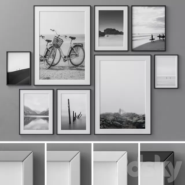 Frame – 3D Models – Photo Frames Set 144