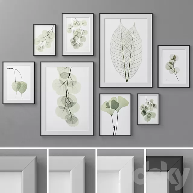 Frame – 3D Models – Photo Frames Set 462