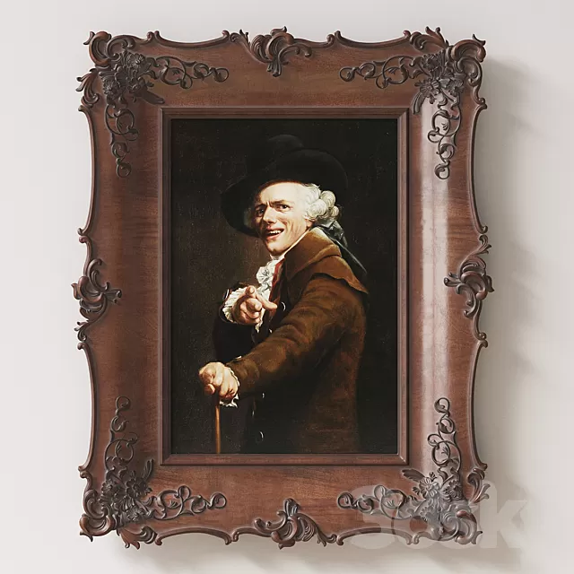 Mirror 3D Models Download – Carved Frame